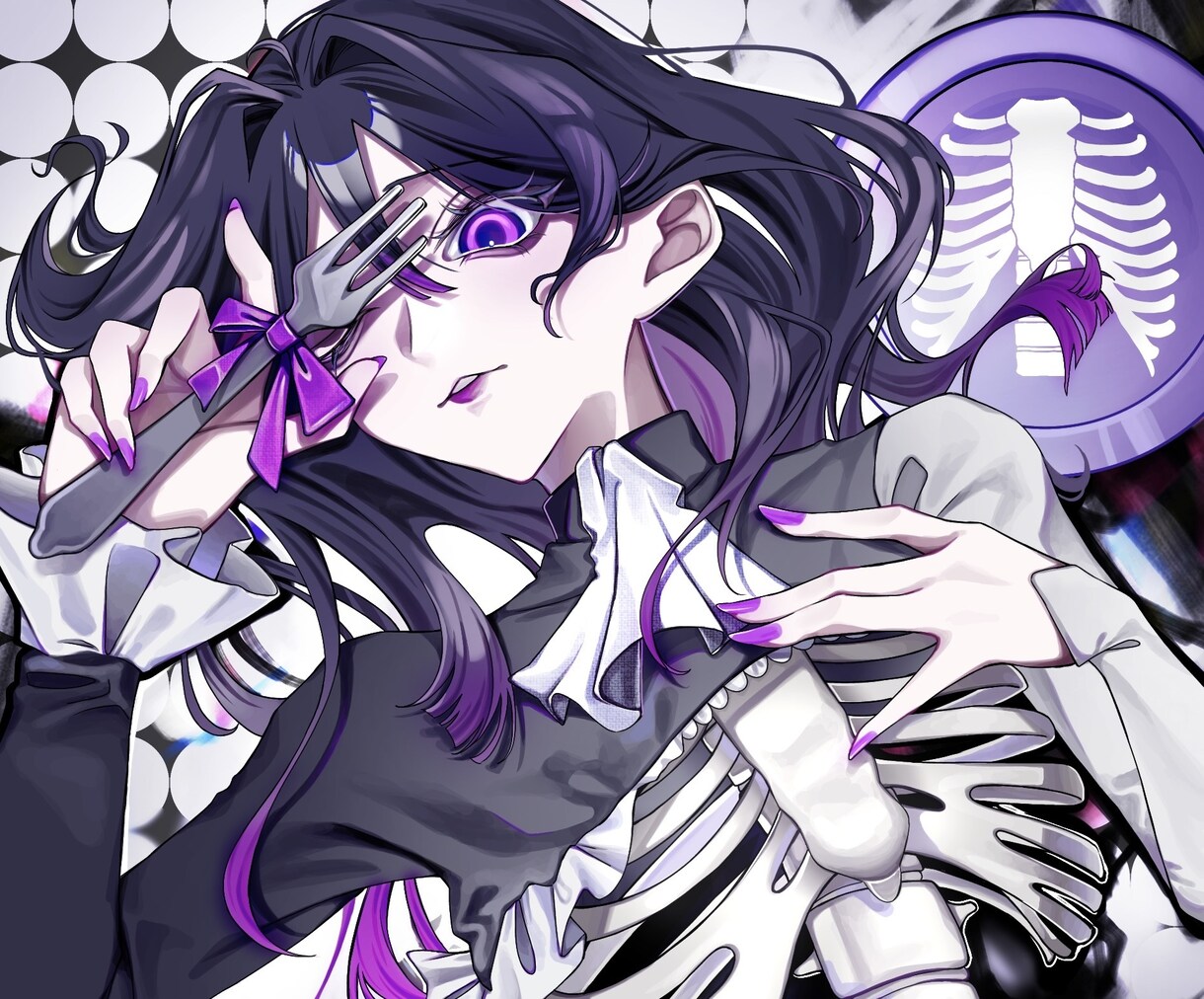 ダークな美しさで世界観あるイラストを制作いたします ダークファンタジー、サイコロジカルなどをお求めの方へ イメージ3