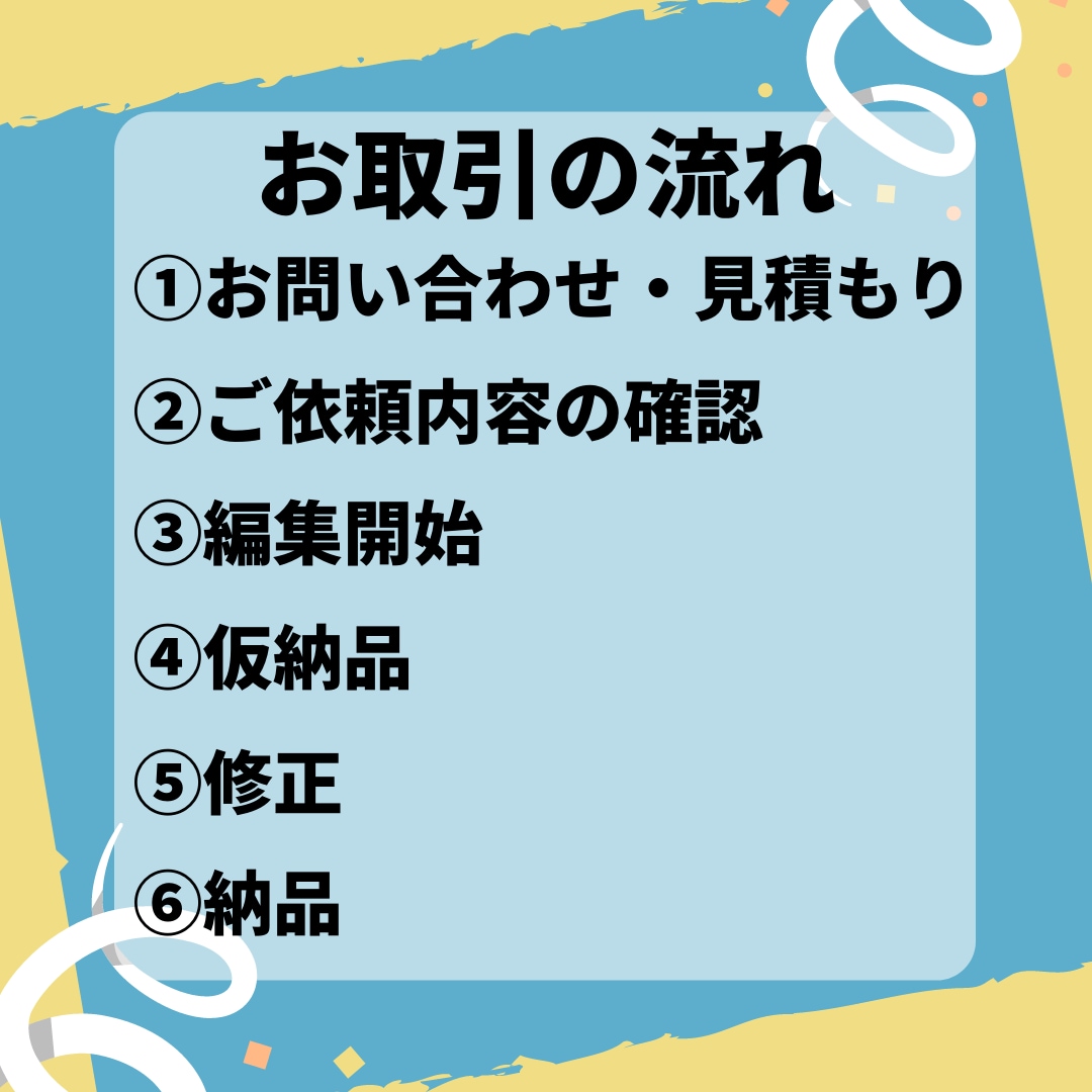 YouTube動画編集いたします ▼見やすく分かりやすい動画を意識して編集いたします！ イメージ2