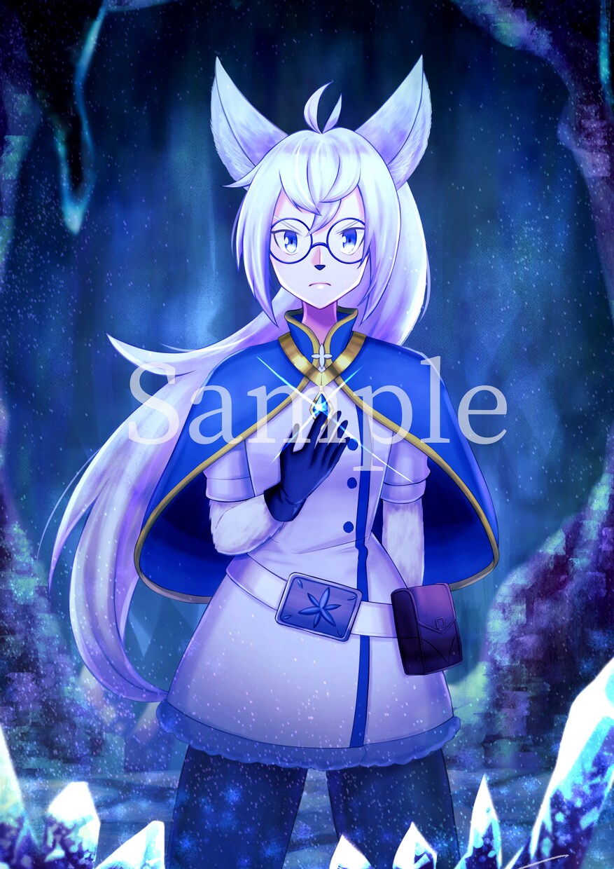 アイコンや一枚絵等各種イラストを丁寧に作成します 色鮮やかでキラキラとしたイラストを丁寧に制作します！ イメージ8