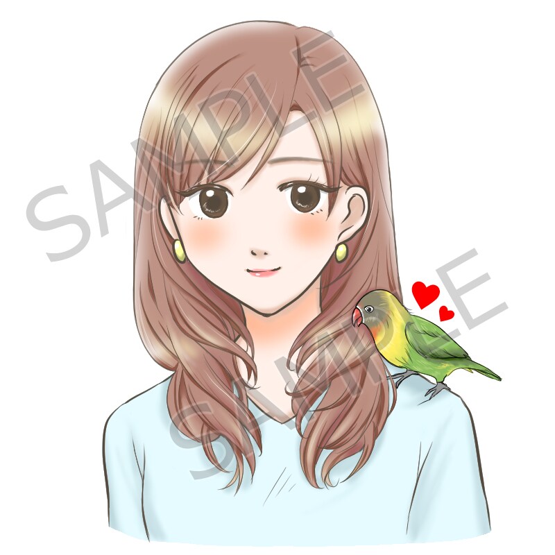 きれいめ女性アイコンお描きします ブログやSNSで！きれいめ女性アイコンで個性を出そう！ イメージ2