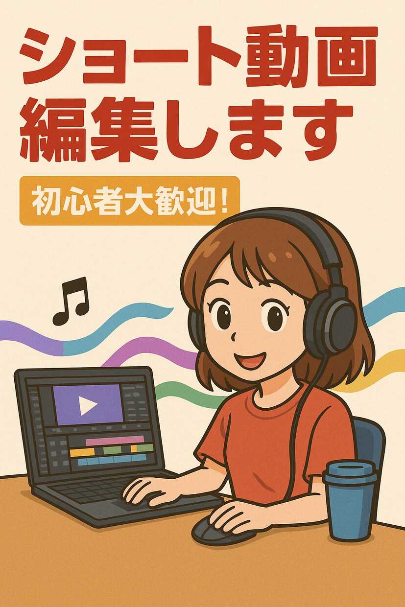short動画向け編集します 縦型動画の編集ならお任せ!中毒性のある編集できます! イメージ1