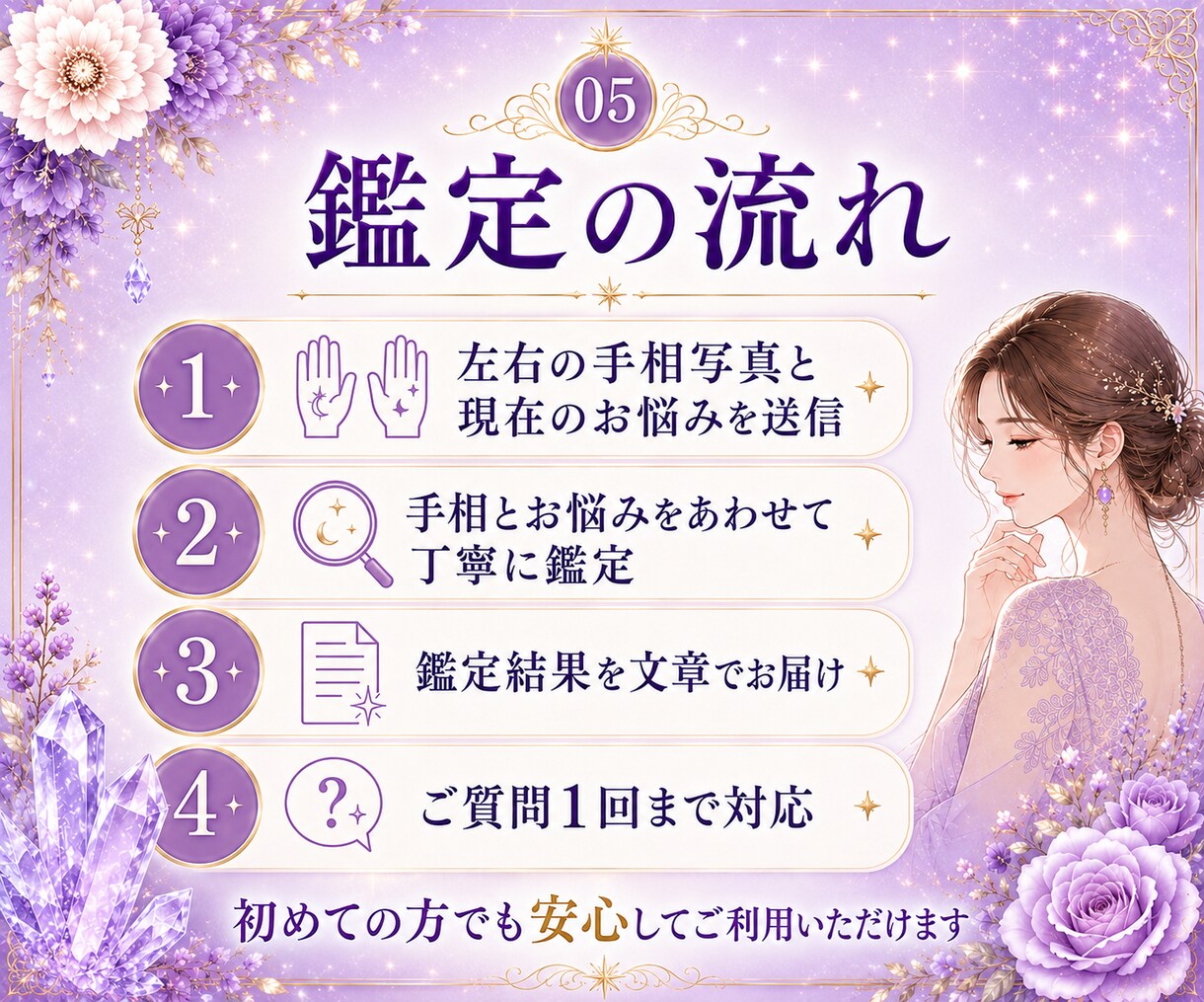 24h納品＊手相から隠れたあなたの強みを鑑定します 隠れた魅力や才能を読み解き、強みの活かし方をお伝えします イメージ5