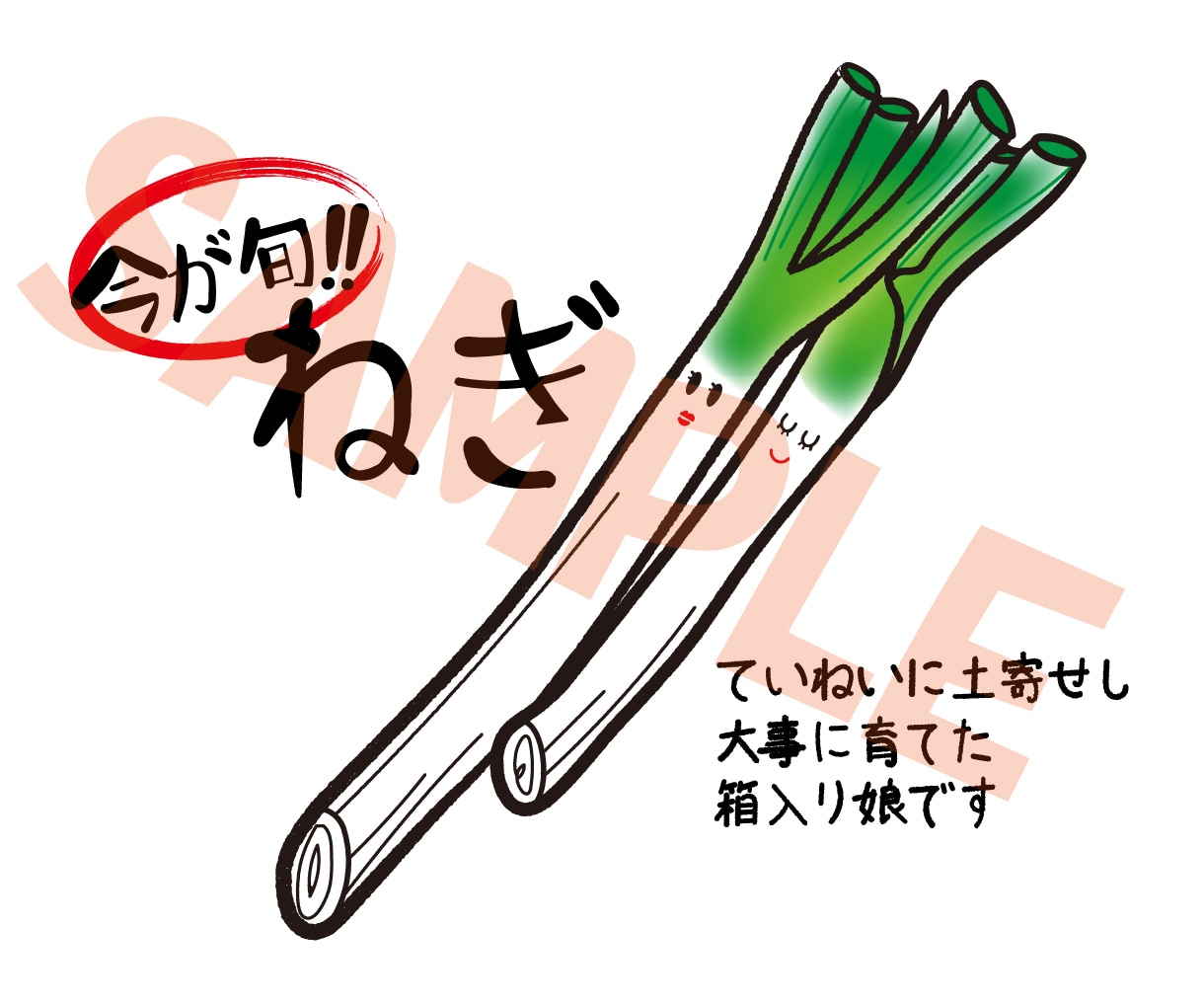 野菜の魅力が伝わるイラストやPOP作成いたします 店頭やSNSで野菜販売する農家さんを応援！米農家が描きます！ イメージ7