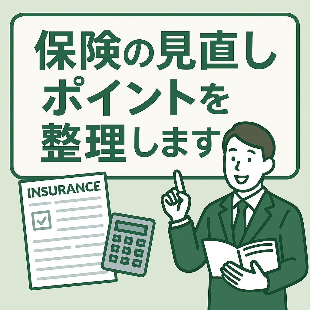 保険の見直しポイントを整理します 複雑な保険をシンプルに整理し、理解をサポートします イメージ1