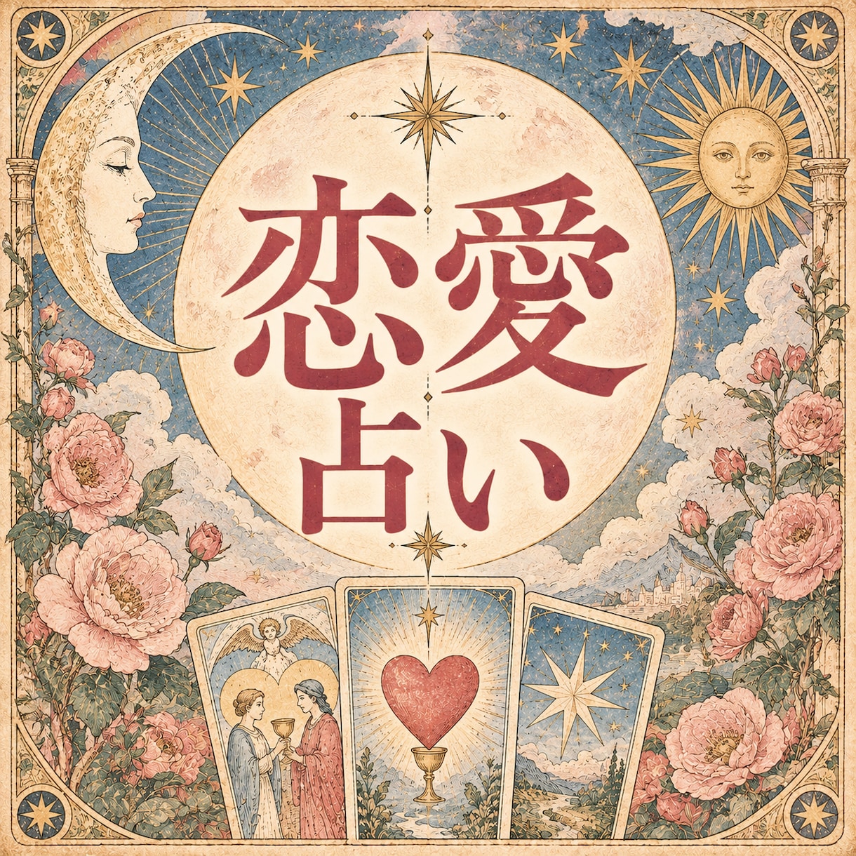 恋愛占い♡算命学×数秘で魂のご縁と恋展開を鑑定ます 復縁・片思い・複雑愛♡お相手の本心をリーディングします イメージ1