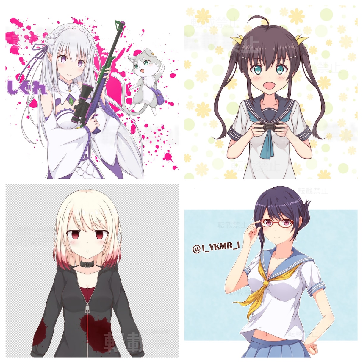 イラストオーダー キャラクターイラスト描きます WEB・動画・広告など商用利用可！何でもお描きします。 イメージ7