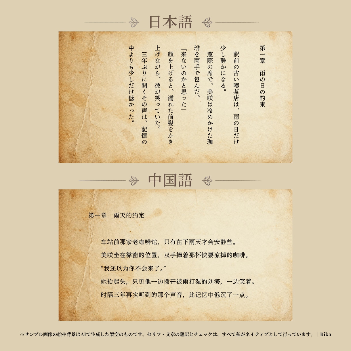 漫画・ゲーム・小説を自然な中国語に翻訳します アニメ・漫画好きの日中ハーフが、世界観ごと翻訳 イメージ4
