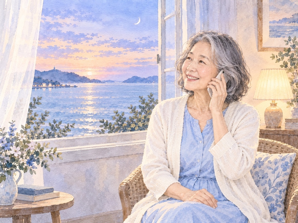 眠れない夜の不倫の悩み、60代の灯花がお聴きします この歳で、なんて言わないで。今夜は、あなたの恋の話を イメージ1