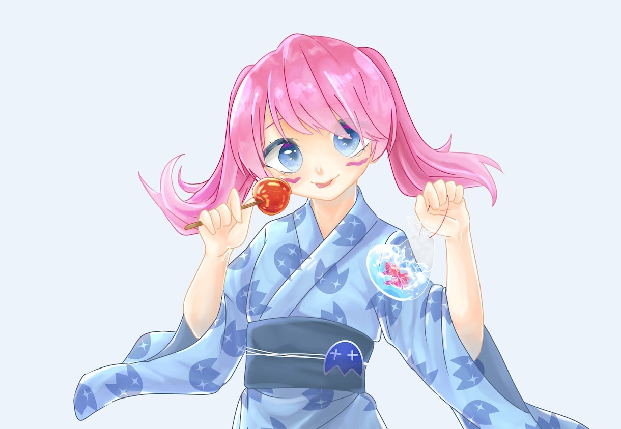 全身イラスト描きます 背景透過、ポージング指定自由でキャラクターのイラスト描きます イメージ4