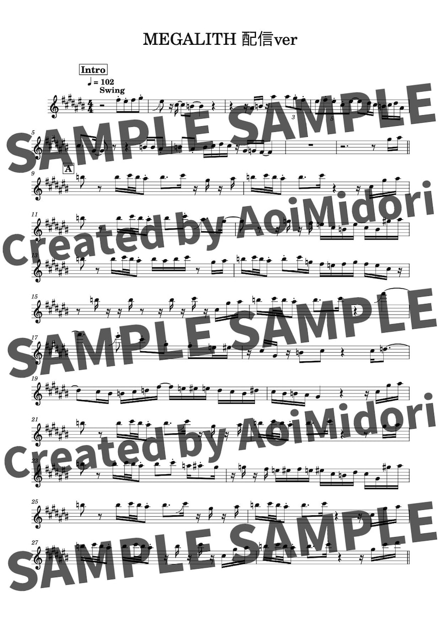 耳コピで様々な楽器の楽譜作成をします 丁寧な採譜サービス！1フレーズからでも相談可能 イメージ3