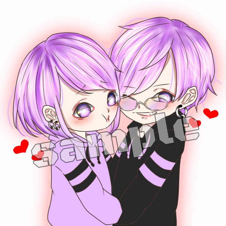 SNSで使えるイラストを描きます 他者と被らない自分だけのイラスト欲しくないですか( ¨̮ ) イメージ3
