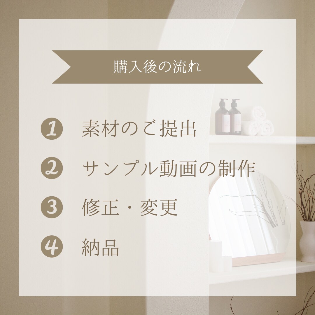 写真だけでOK！プロフィールムービー作ります DVD無料配送&何度でも修正可能 イメージ6