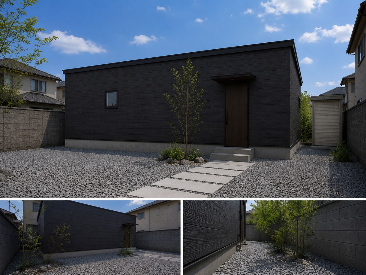簡易的な住宅の外観パースを作成します 簡易的な外観パース(イメージ)、最短で当日納品 イメージ2