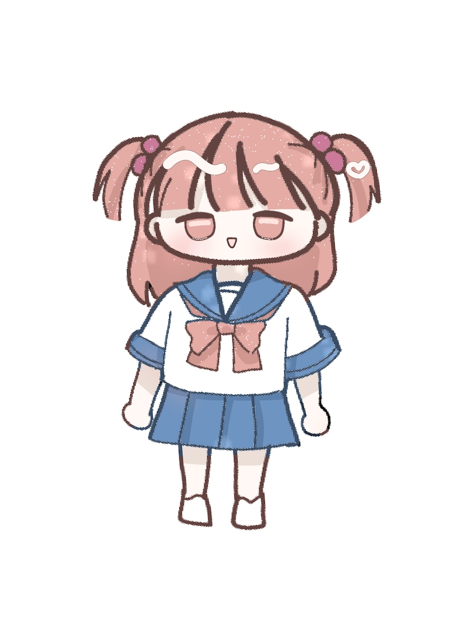 ゆるくて可愛いデフォルメのミニキャラをお描きします SNSや動画、ブログに！ふんわり温かみのあるイラスト イメージ2
