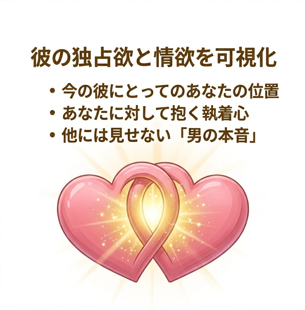彼の沈黙の理由を霊感タロットで、本気度を伝えます 今だけ公開。彼が言葉にできない「あなたへの渇望」を魂から解読 イメージ5