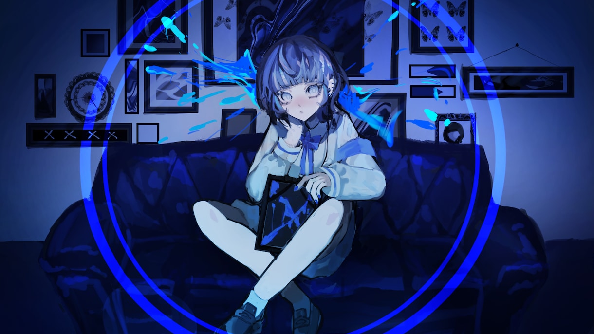 厚塗りで仄暗さのある可愛らしいイラストを描きます 仄暗くて可愛いイラストをお求めの方へ　サムネイル、一枚絵など イメージ6