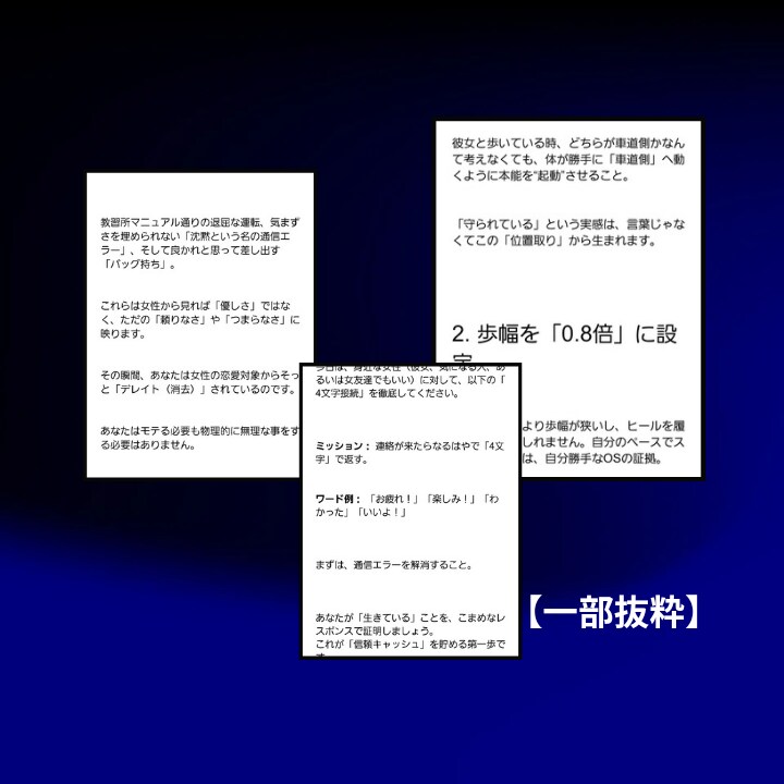 男性版|恋愛OS：未来の予約のアドバイスをします 女性があなたを“予約”したくなるOS再起動7日間：個別解析付 イメージ2