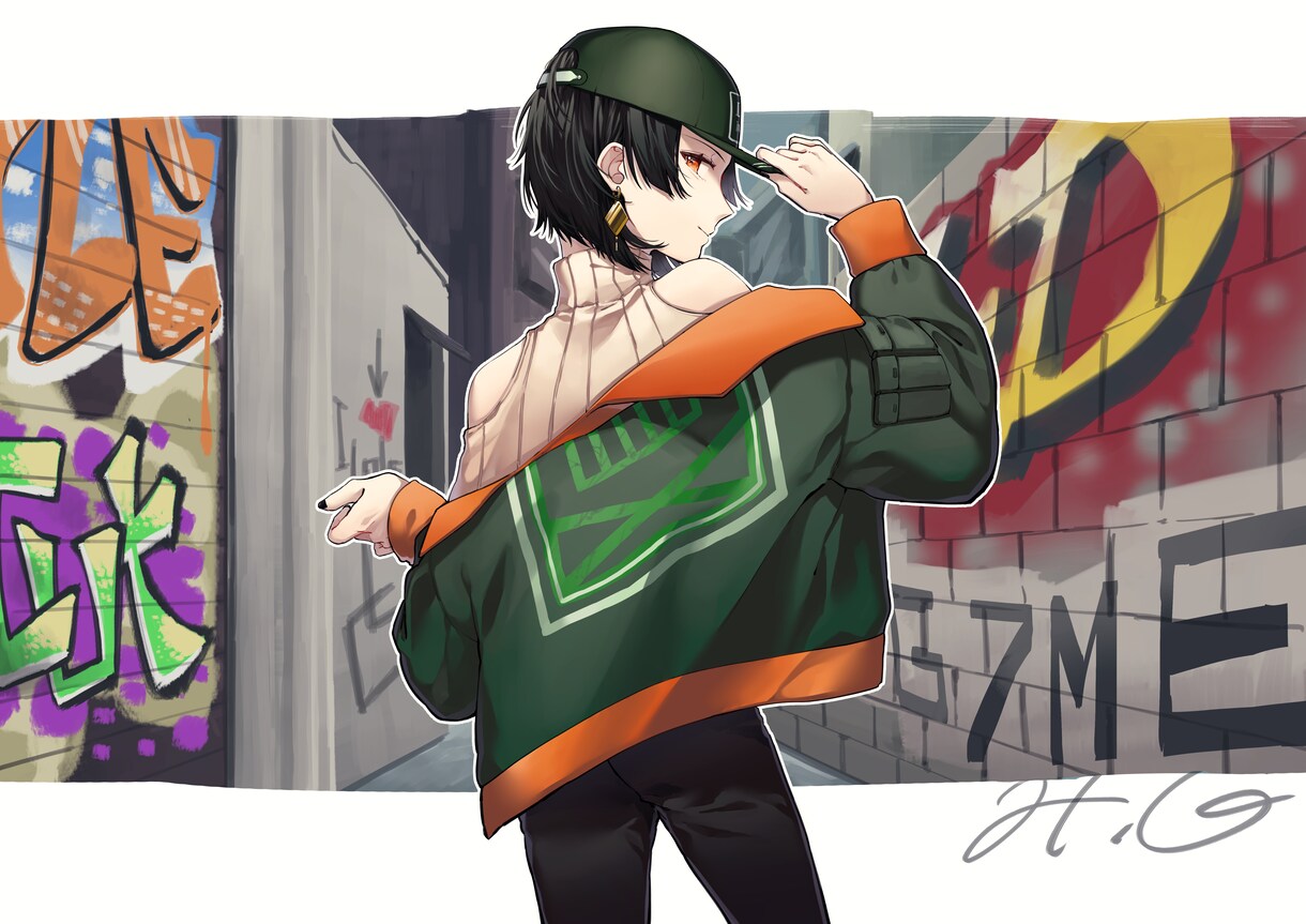 曲のMV用イラスト描きます オリジナル曲や歌ってみたのMV用イラストを描かせて頂きます！ イメージ1