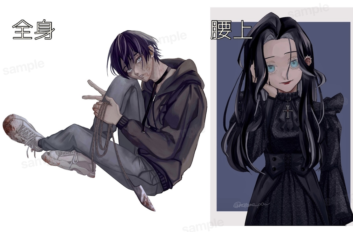 魅力的で重厚感のあるアイコン描きます インパクトのあるイラストに仕上げます！ イメージ5