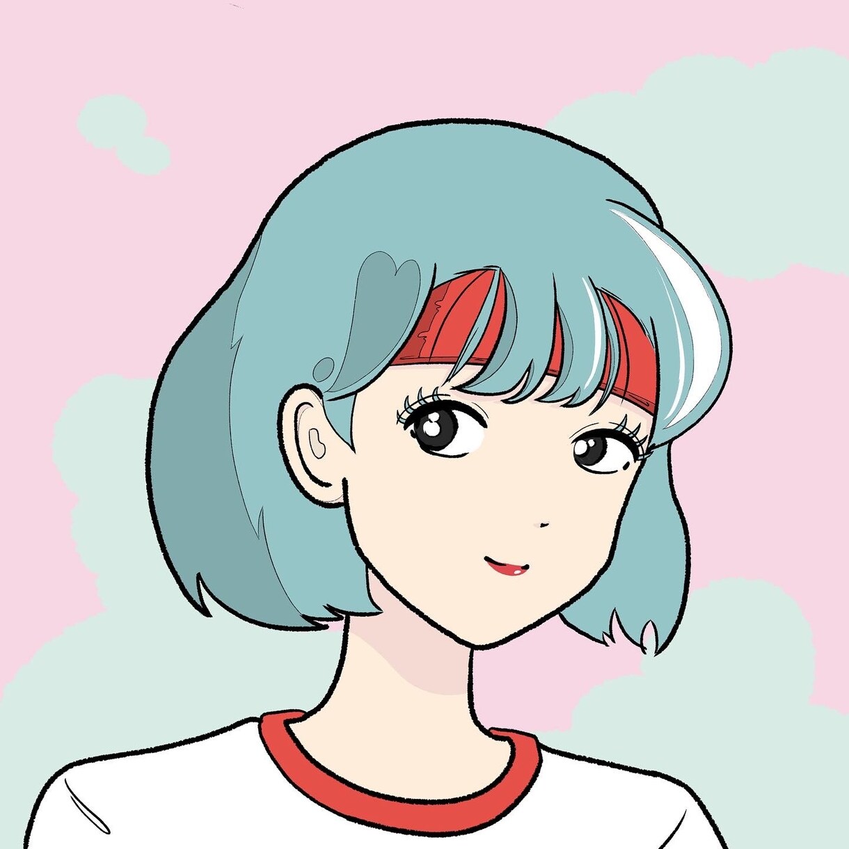 好評依頼受付中！】レトロポップなイラスト描きます 80s,90s感のあるエモいイラスト！気軽にご相談下さい イメージ1