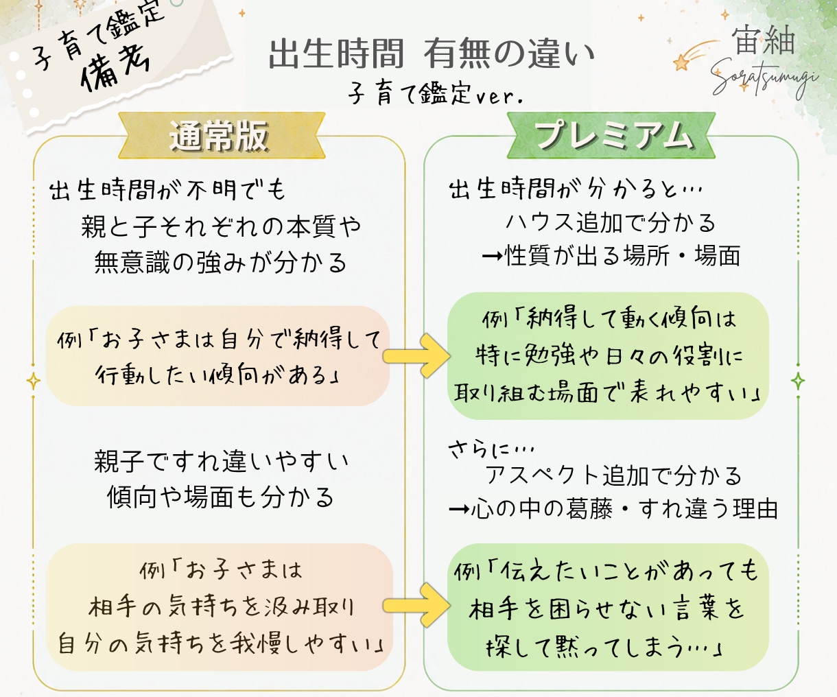 親子それぞれのホロスコープで子育て鑑定をします その子に合った声掛けを知ることでモヤモヤな気持ちから解放★ イメージ3