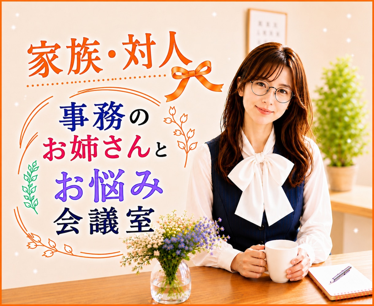 家族★友人★夫婦★介護★嫁姑★お悩み電話相談します 心理カウンセラーが傾聴⭐浮気★親子★兄弟姉妹★親戚★不満愚痴 イメージ1
