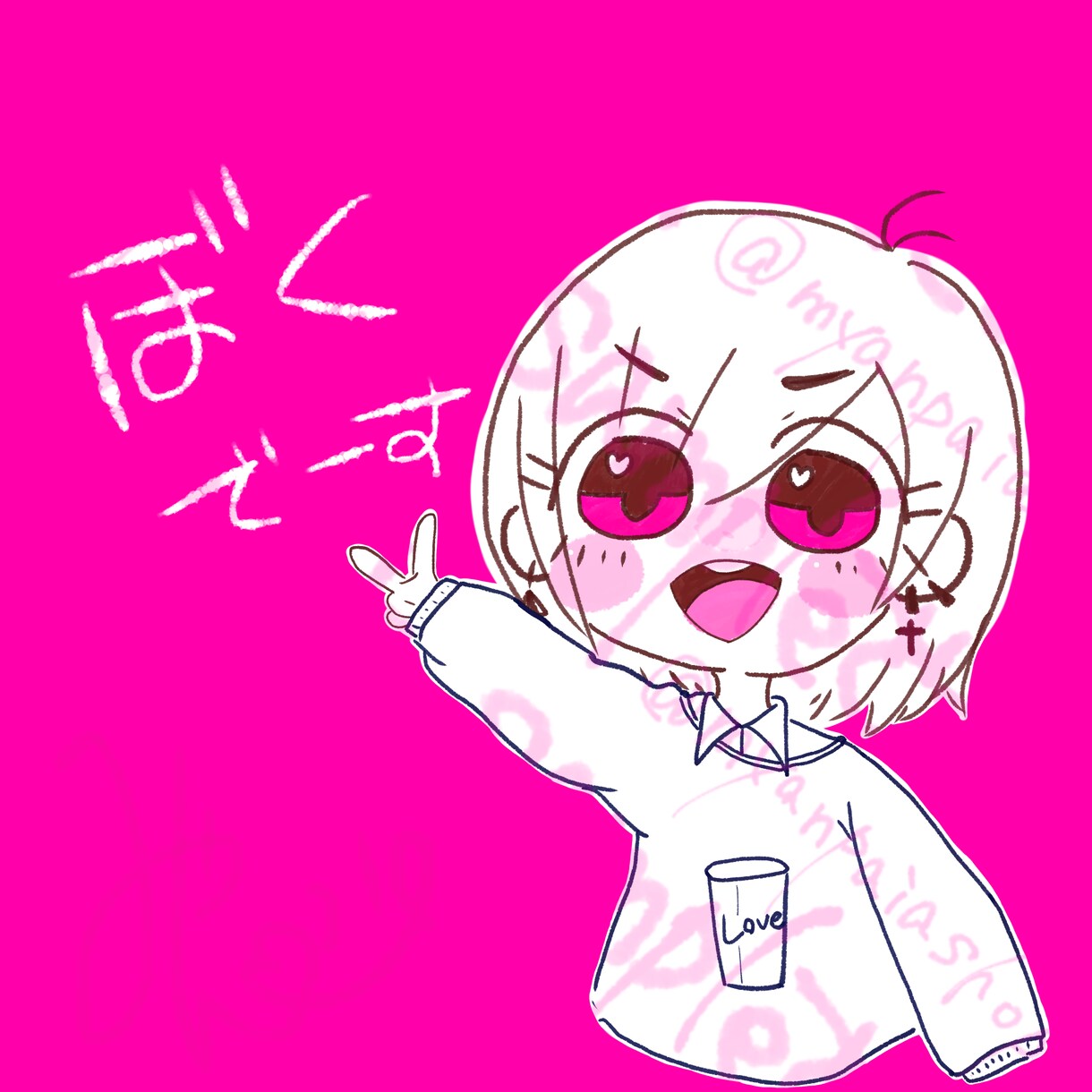 ご希望のSNSデフォルメアイコンイラスト描きます 幸せなイラストから闇系まで！！ イメージ8