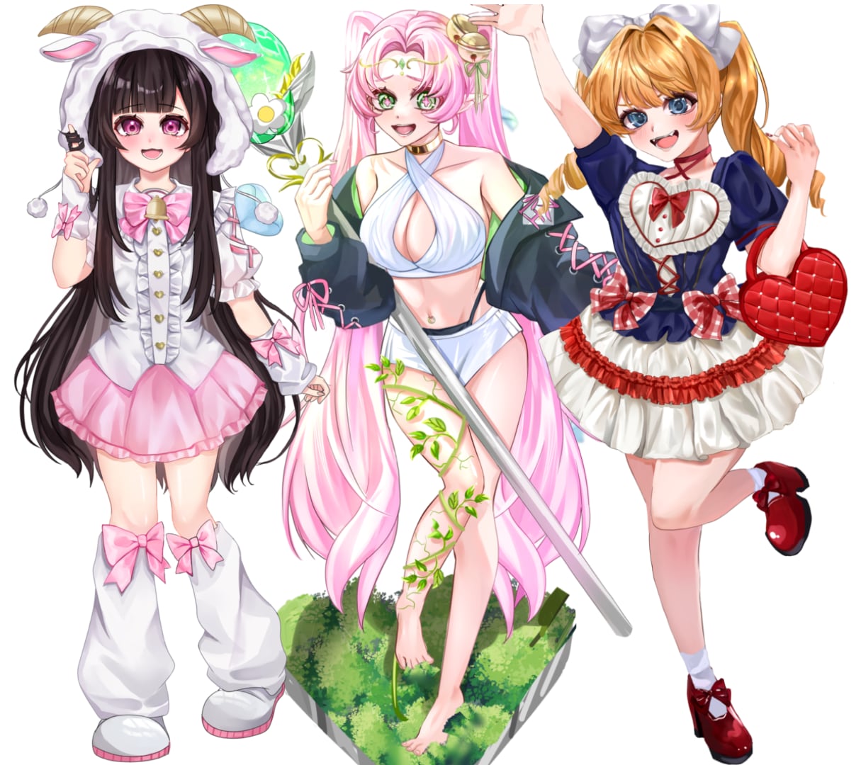 かわいい女の子かっこいい男の子描きます 魅力的な1枚絵、使いやすい立ち絵を描きます イメージ8