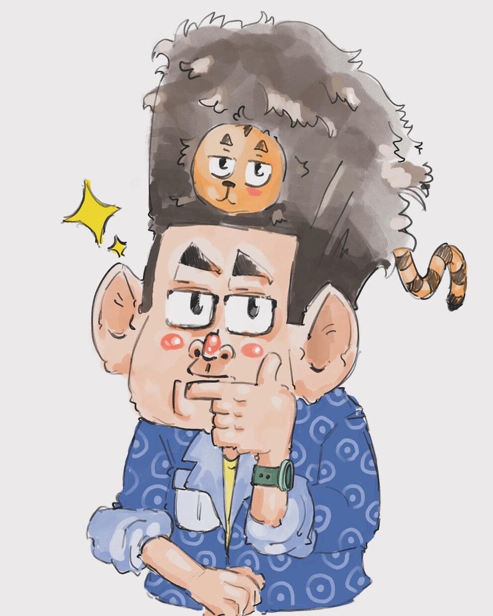 ビジネス用デジタル似顔絵リアル似顔絵をお描きします 特徴を掴んだビジネス用似顔絵、リアル似顔絵をお描きします。 イメージ6
