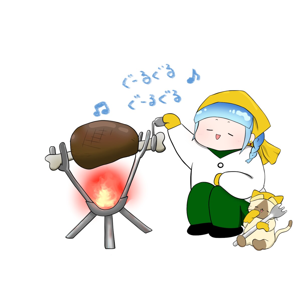 アイコン用 かわいいイラスト描きます オプションでゆるい"首"描きます！ イメージ7