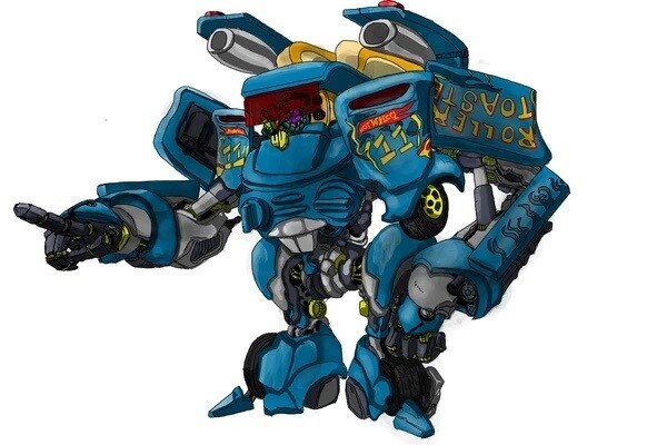 お金ください！ロボット描きます トランスフォーマーみたいな絵かきます！お金ください！！ イメージ3