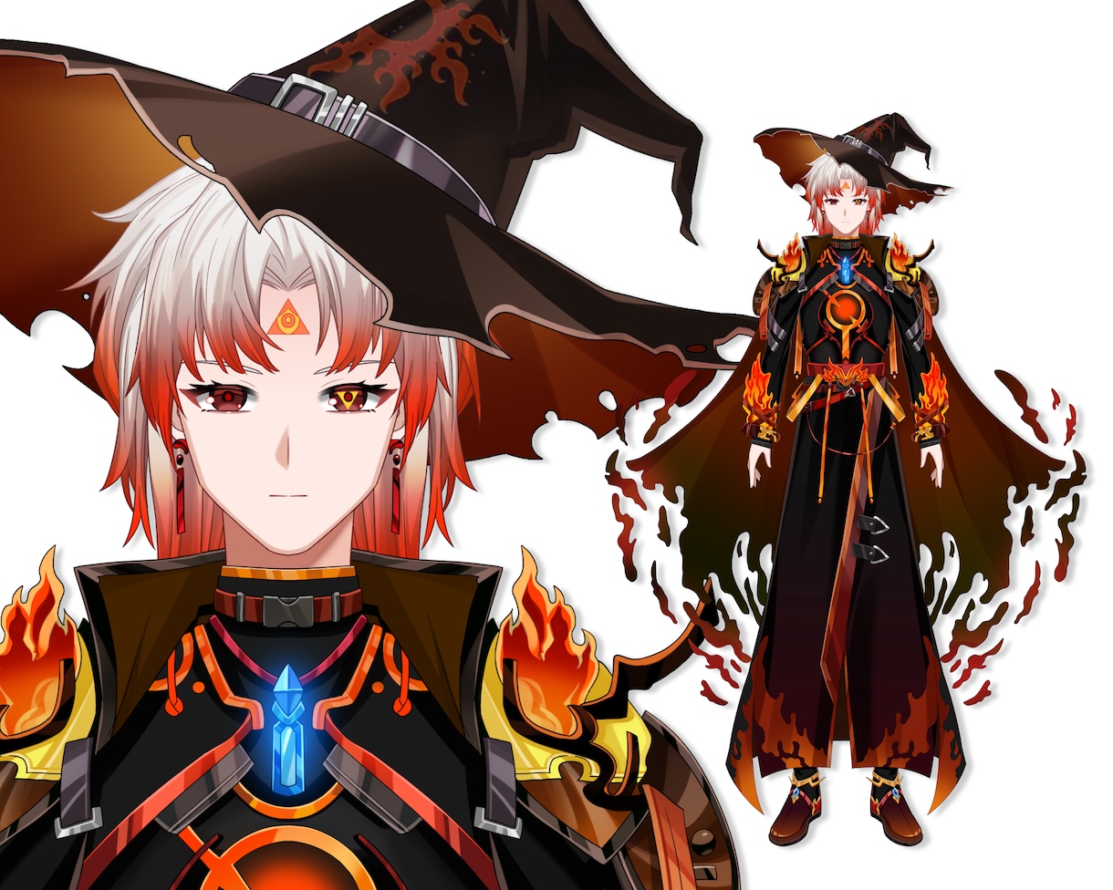 男性Vtuber向け高品質デビューモデル制作します 企業実績多数・修正無制限・高品質 イメージ3