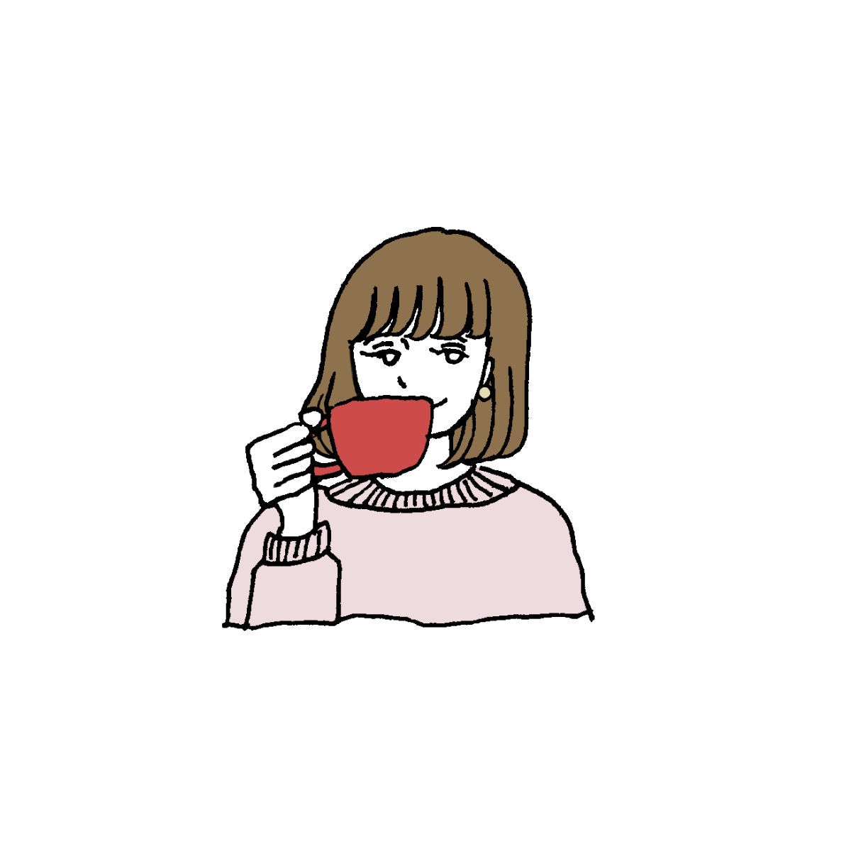 シンプルでお洒落なイラスト・似顔絵描きます ゆるいニュアンス感のあるイラストや似顔絵を描きます。 イメージ3