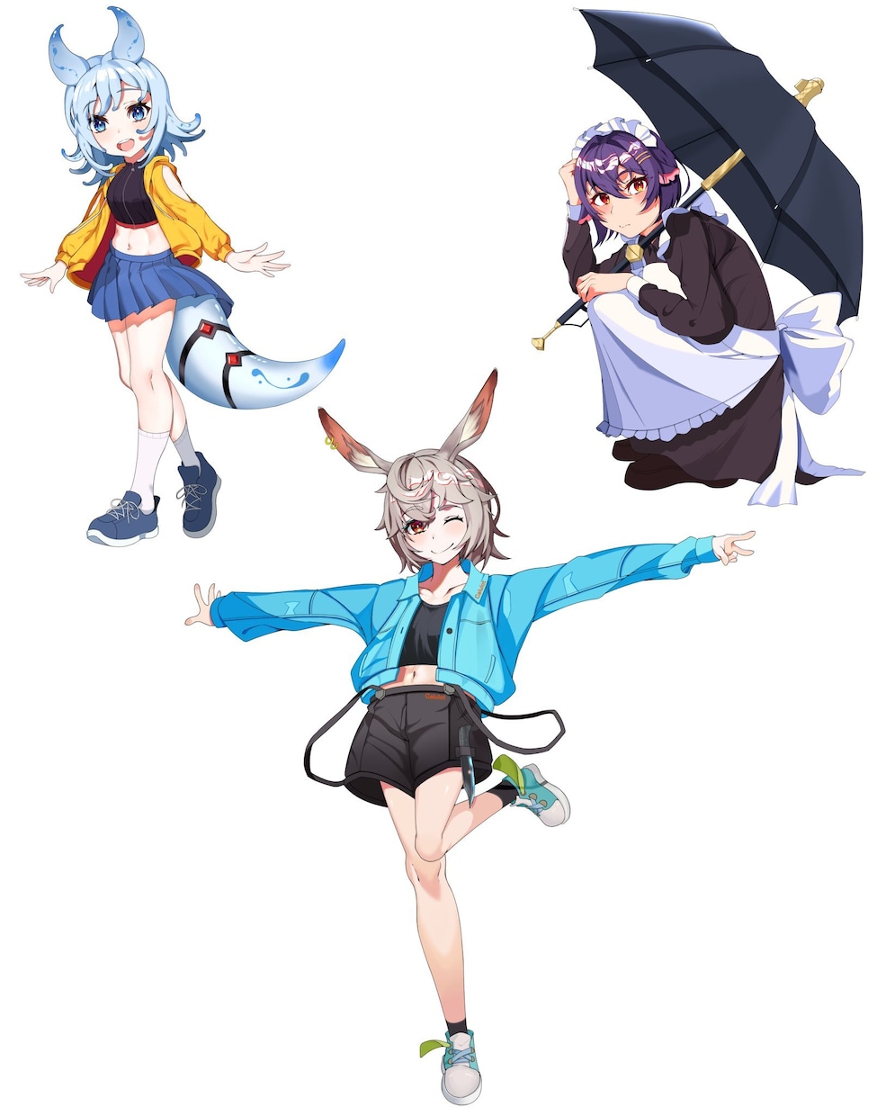 あなたが考えるイメージをキャラクターにします キャラクターデザインを私の絵柄でさせて頂きます。 イメージ1