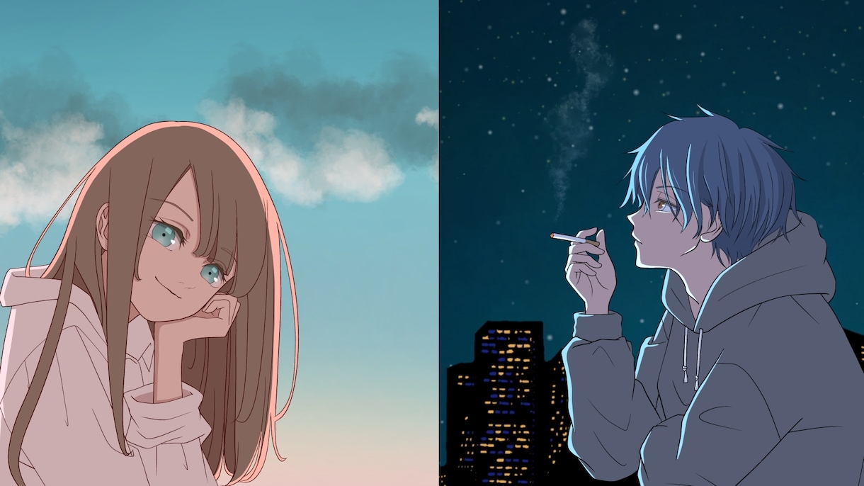 イラスト制作するとこから。オリジナルMV作ります 内容次第で最短10日〜Live2D対応。金額帯別サンプル動画 イメージ7