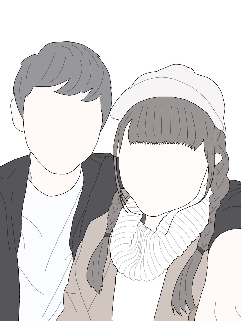 写真を元にイラストを描きます あなたの思い出の1枚をイラストに！ イメージ2