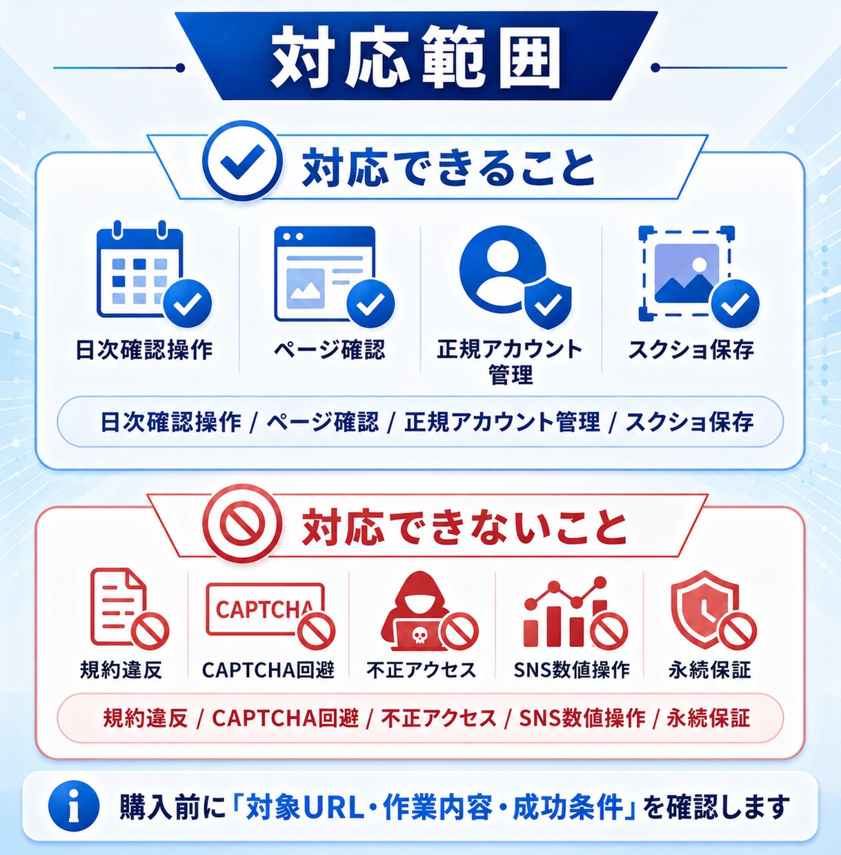 毎日行うブラウザ操作の自動化ツールを作成します ログイン後の定型確認・入力・記録作業を自動化します イメージ3