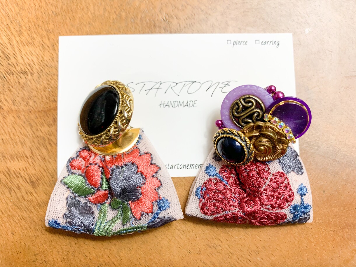 あなただけのピアス作ります 日常を彩るアクセサリー作りお手伝い致します イメージ2