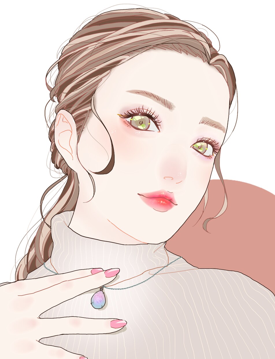 美容を大切にする方に！女性イラストを描きます 【あなただけ】の理想を詰め込んだ女性を求める方へ イメージ1