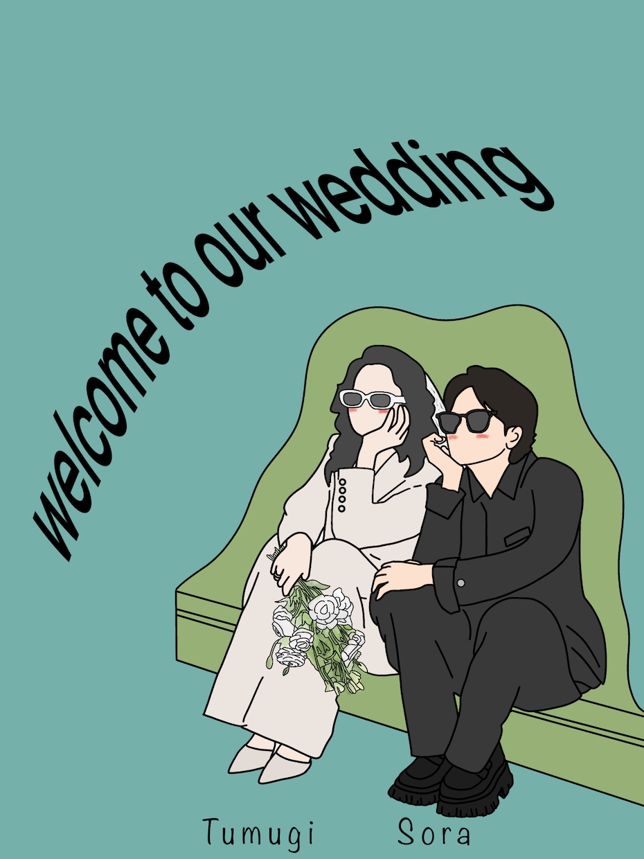 ウェディングイラスト描きます ウェルカムボード、記念日、結婚祝い、プレゼントにおすすめです イメージ1