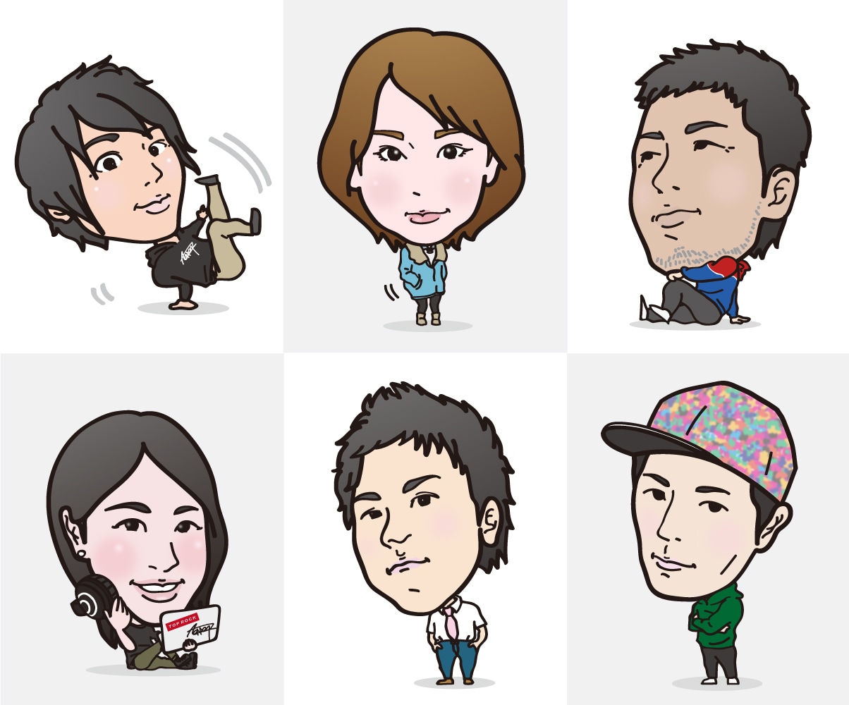 似顔絵イラストを描きます snsアイコン、LINEスタンプ、名刺などに活用ください！ イメージ4