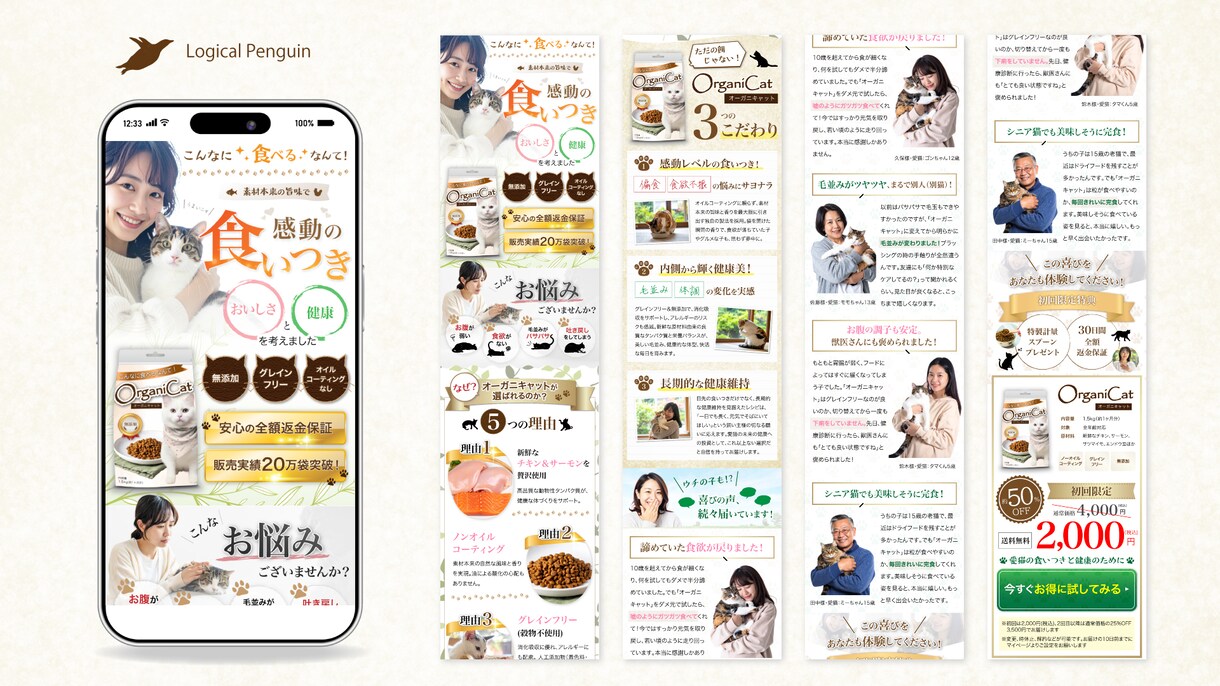 思わず買いたくなる！ワクワクするLPを制作します 幅広いウェブ知識とセールスデザインでまるっとLP制作します イメージ3