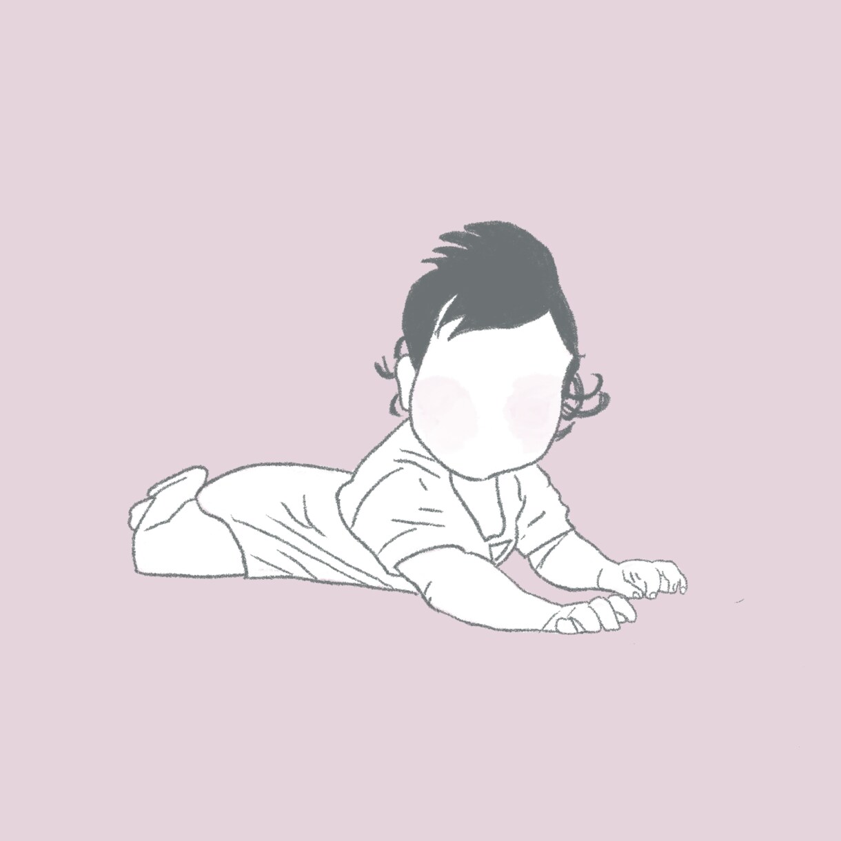 思い出を残す顔なしイラスト描きます 写真から制作｜家族・カップル・日常に イメージ1