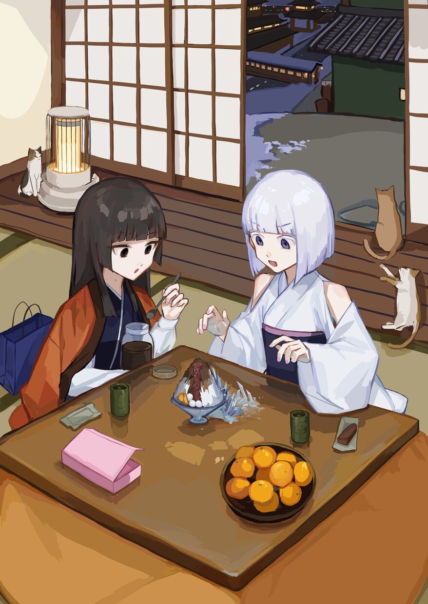 和風かわいいアイコン絵を作成致します 活動者、VTuber、商用・個人利用される方にも。 イメージ6