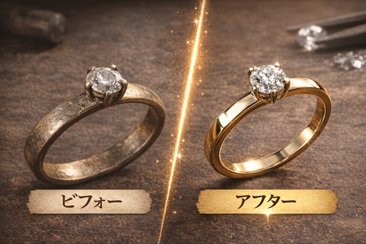 ジュエリー修理できるか判断します ジュエリー修理 石留め 構造診断 リング修理 イメージ1