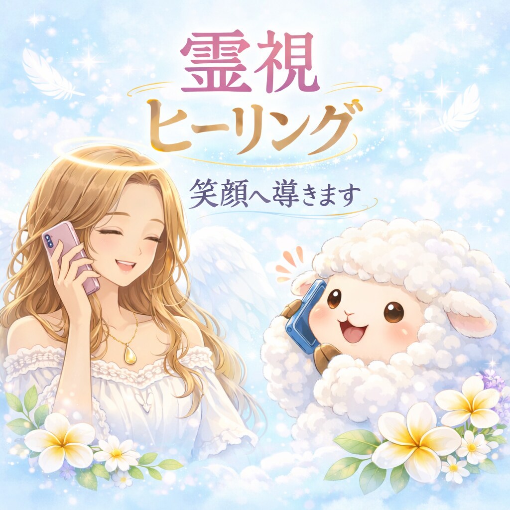 リボンの天使施術を受けられた方用　✨電話相談します ハイヤーセルフと繋がりながらお話しします イメージ1