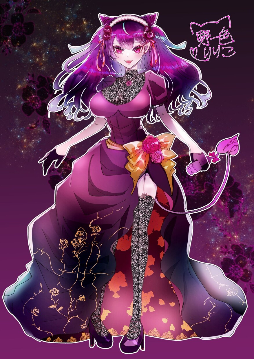 目を引く華やかなイラスト/立ち絵など承ります 商用利用可（有料オプション）IRIAM、動画立ち絵など イメージ4
