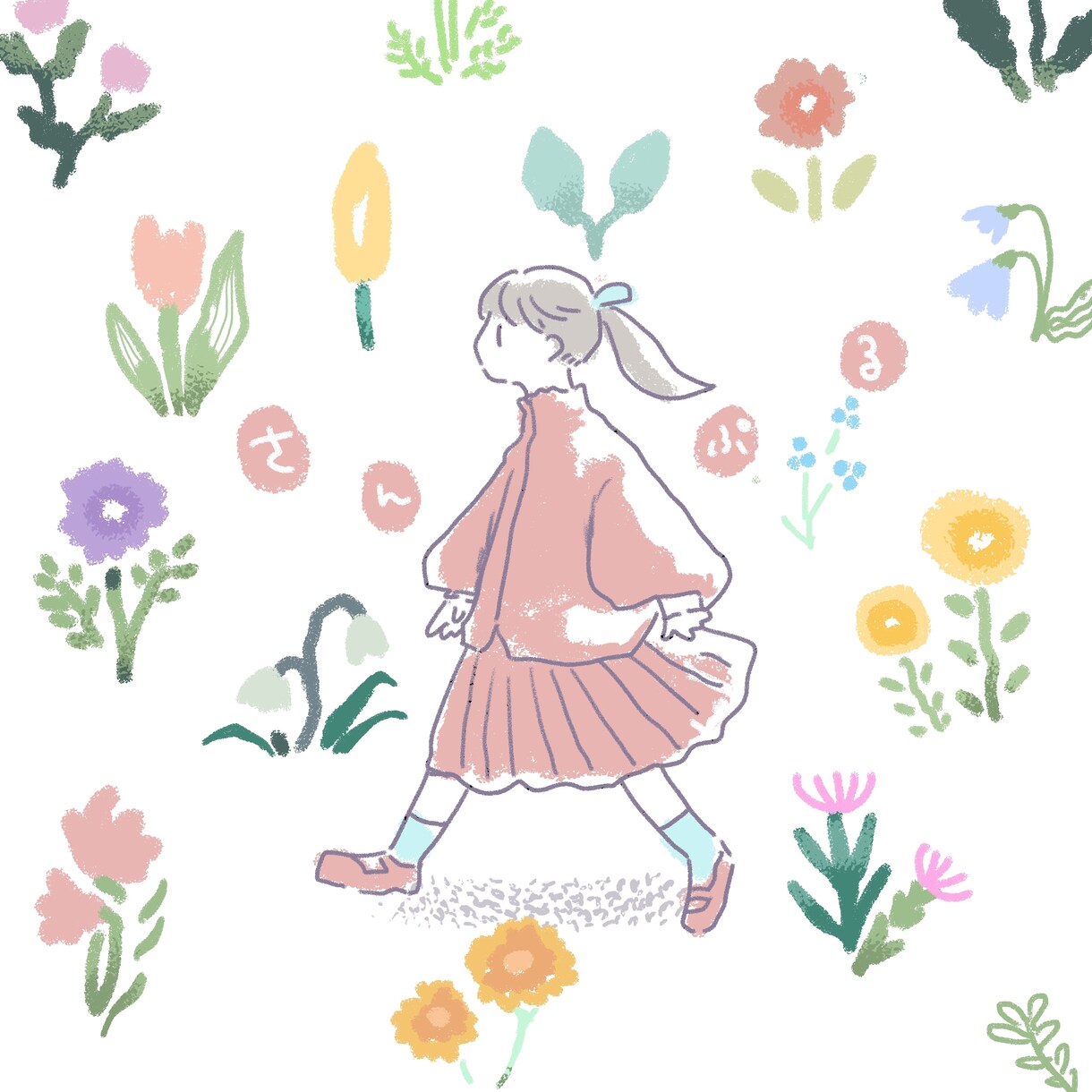 ゆるっとしたテイストの挿絵、アイコンお描きします ブログやチラシなどに、ゆるっとしたお洒落な挿絵を！ イメージ8