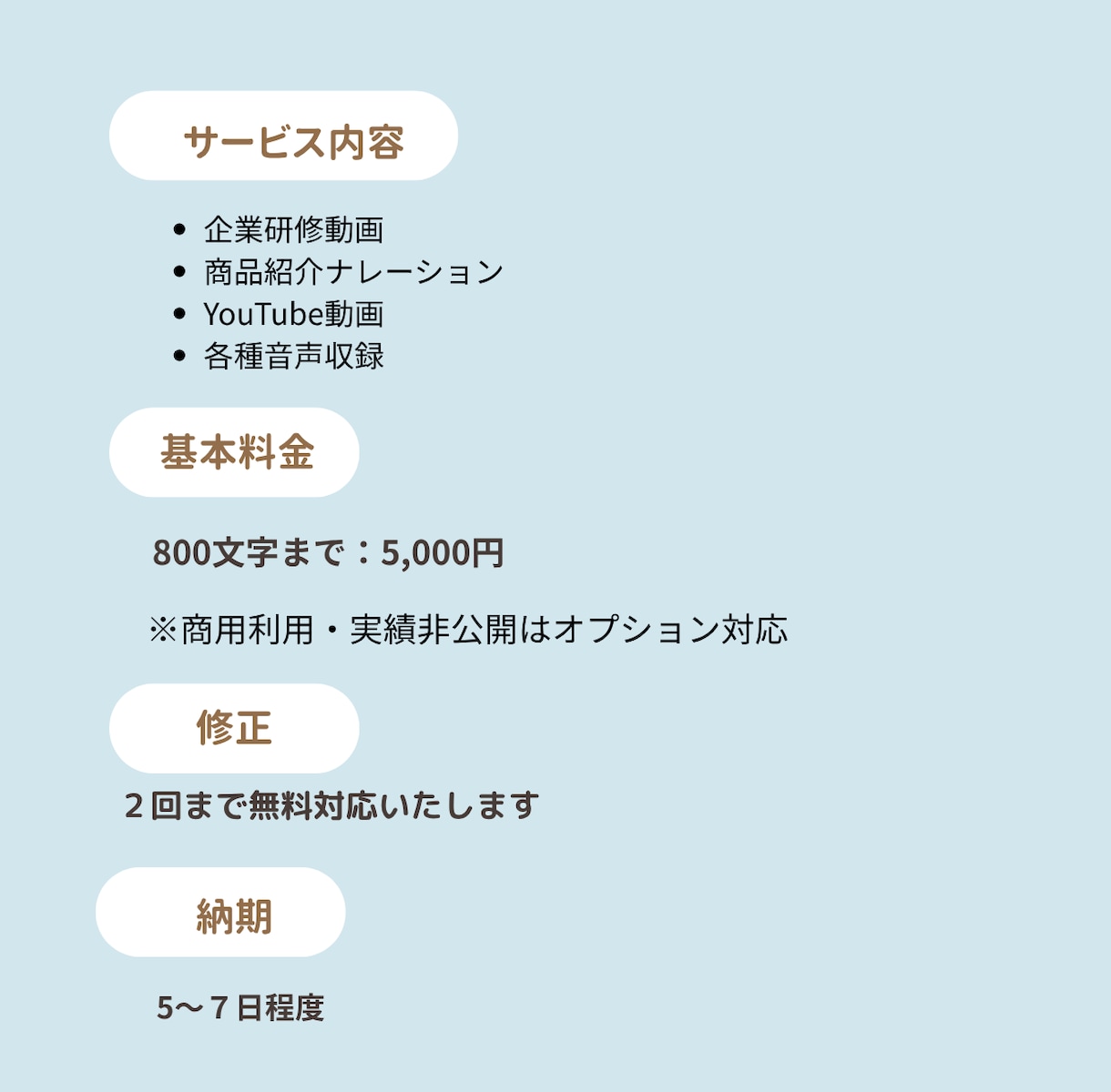 伝わるナレーション承ります 優しく、自然に、心に届く声をお届けします。 イメージ3