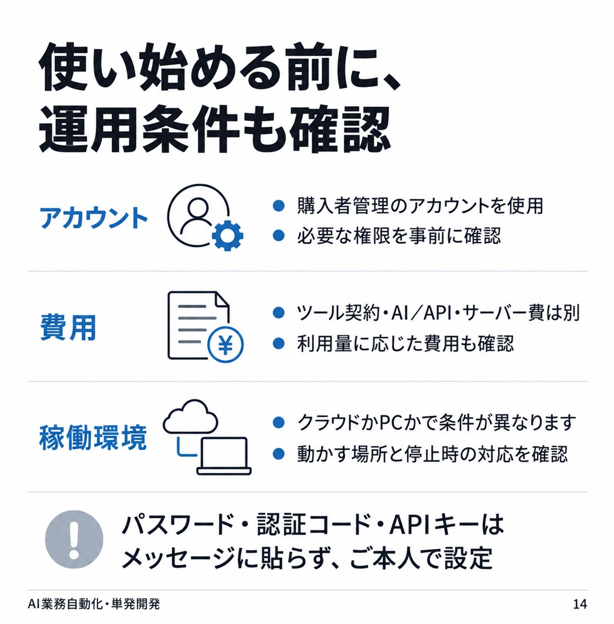 転記・整理・通知をつなぐAI自動化を開発します Dify・n8n等｜業務整理から設定・操作説明まで イメージ14